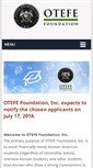Mobile Screenshot of otefe.org